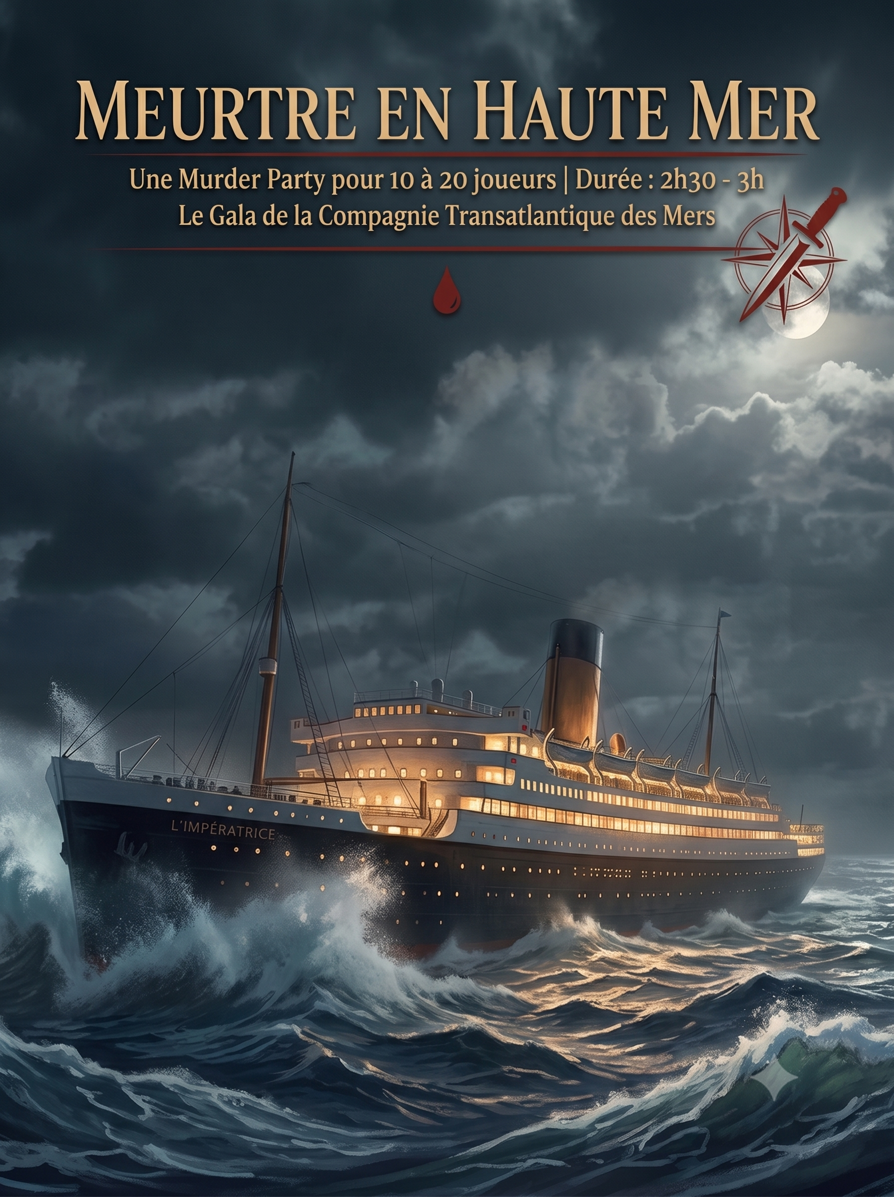 Meurtre en haute mer — ambiance Élégance & secrets